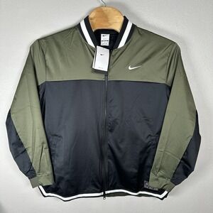 NEW Nike Golf Club Jacket NGC Bomber Mens XL Green Black Full Zip FQ1168-010